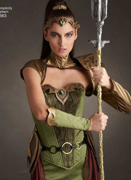 Pattern, SIMPLICITY 8363 Misses' Fantasy Ranger Costume