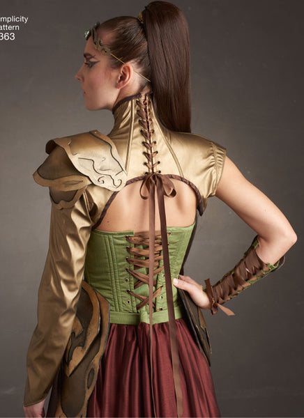 Pattern, SIMPLICITY 8363 Misses' Fantasy Ranger Costume