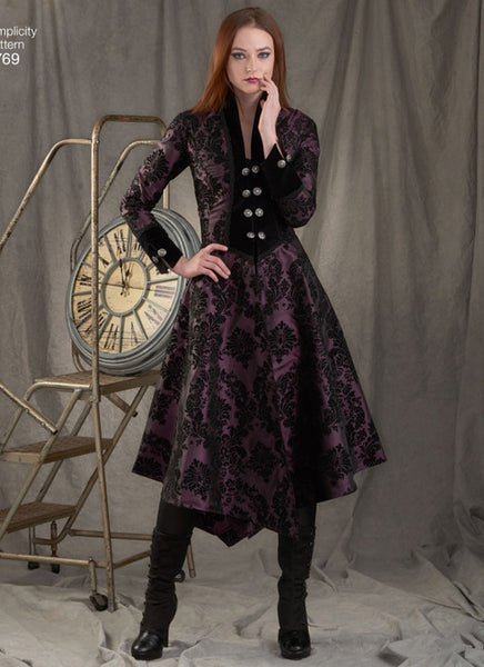Pattern, SIMPLICITY 8769 Misses' Costume Coats