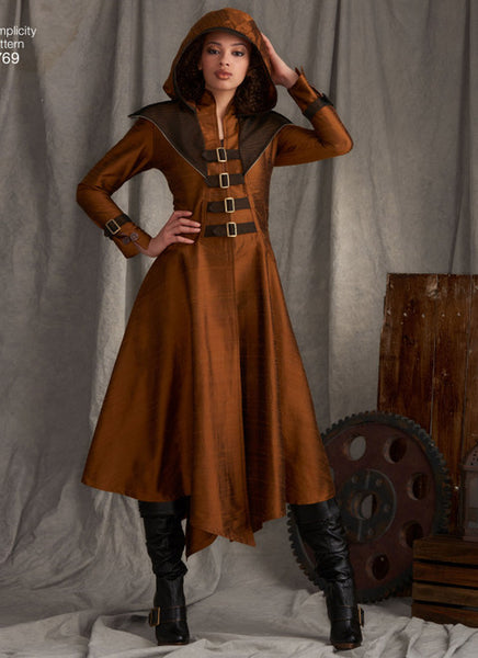 Pattern, SIMPLICITY 8769 Misses' Costume Coats