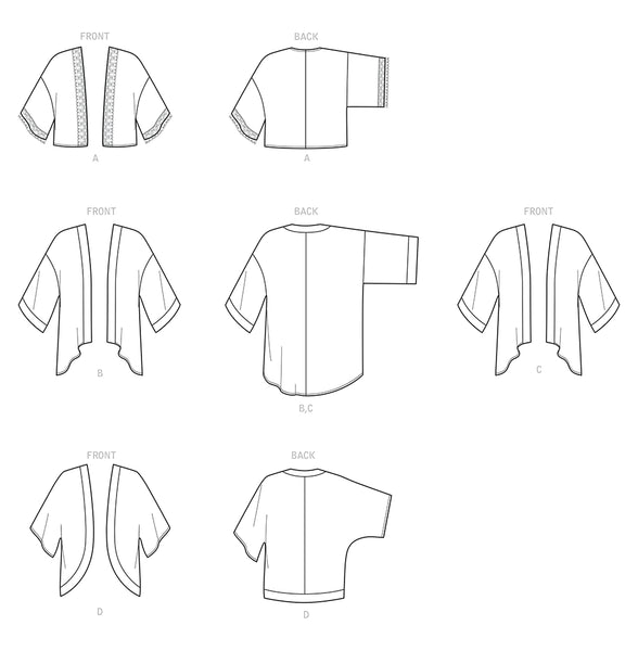 Pattern, SIMPLICITY 9124 Misses' Kimono Jackets
