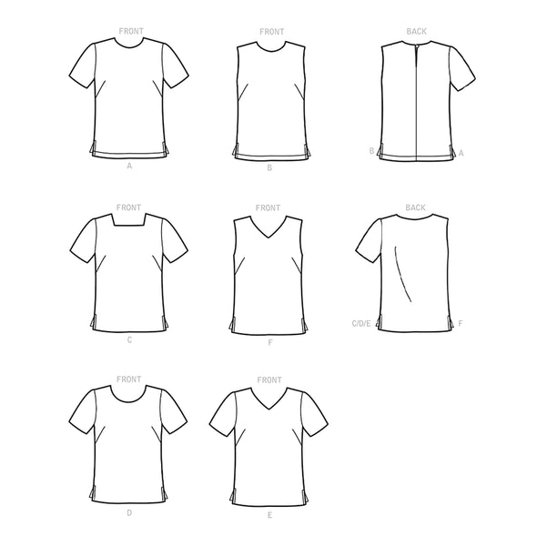 Pattern, SIMPLICITY 9133 Misses' Tops