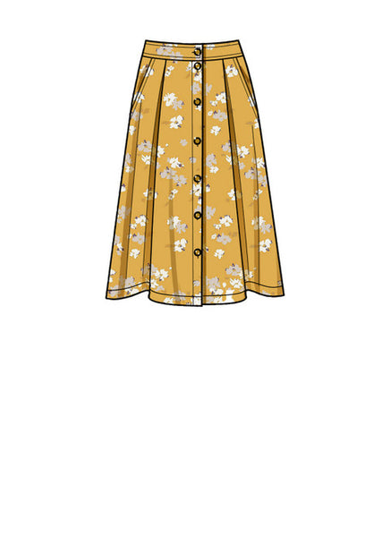 Pattern, SIMPLICITY 9267 Misses' Skirt In Three Lengths