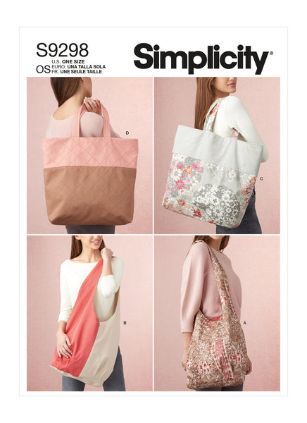 Pattern, SIMPLICITY 9298 Market Tote Bags