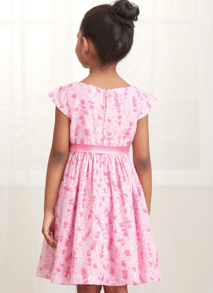 Pattern, SIMPLICITY 9320 Children's Gathered Skirt Dresses