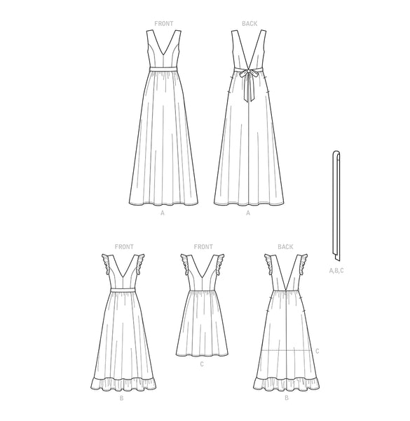 Pattern, SIMPLICITY 9327 Misses' Dresses
