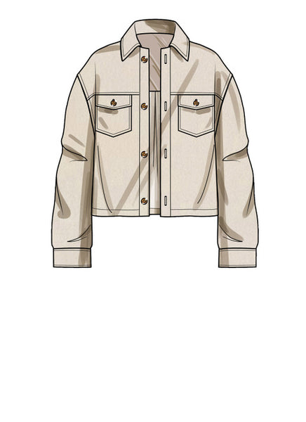 Pattern, SIMPLICITY 9388 Unisex Shirt Jackets/Shacket