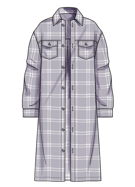 Pattern, SIMPLICITY 9388 Unisex Shirt Jackets/Shacket
