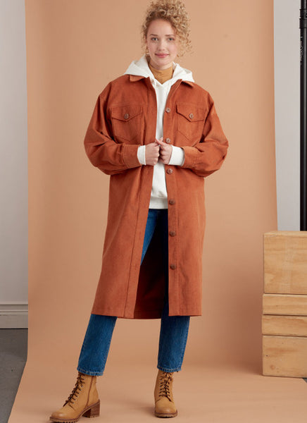 Pattern, SIMPLICITY 9388 Unisex Shirt Jackets/Shacket