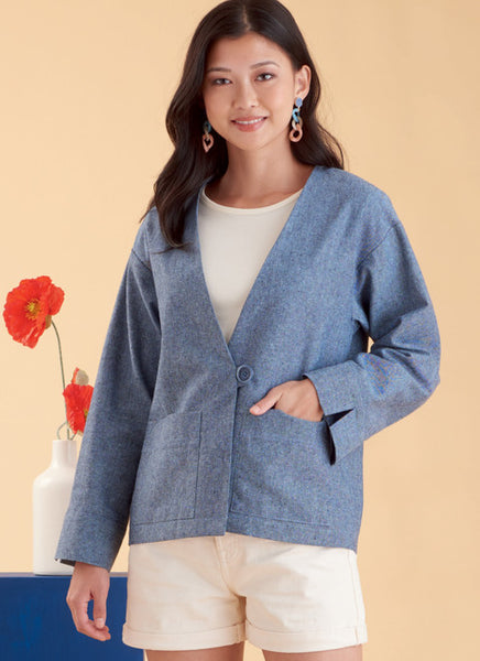 Pattern, SIMPLICITY 9468 Misses' Unlined Jacket
