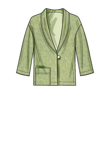 Pattern, SIMPLICITY 9468 Misses' Unlined Jacket