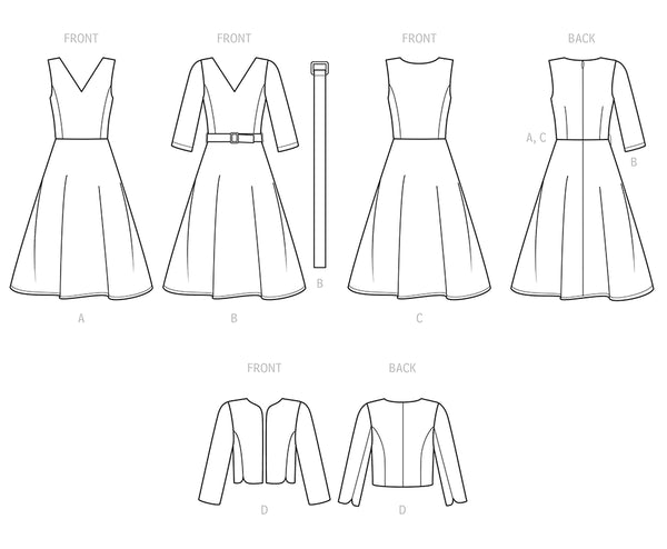 Pattern, SIMPLICITY 9473 Misses' Dresses and Jacket