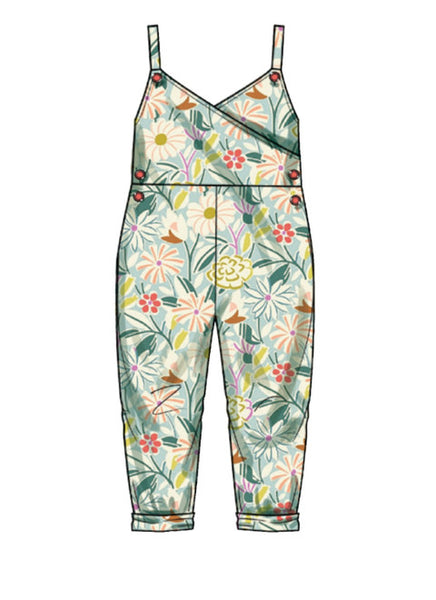 Pattern, SIMPLICITY 9558 Toddlers' and Children's Jumpsuit, Romper and Jumper