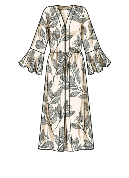 Pattern, SIMPLICITY 9602 Missses' Caftans and Wraps