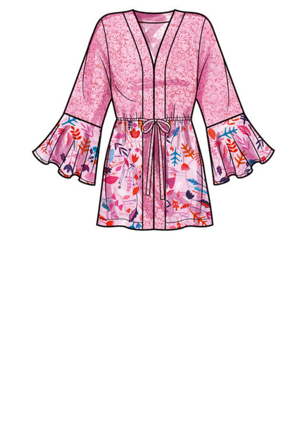 Pattern, SIMPLICITY 9602 Missses' Caftans and Wraps
