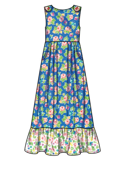 Pattern, SIMPLICITY 9617 Children's and Girls' Jumpsuit, Romper and Dress