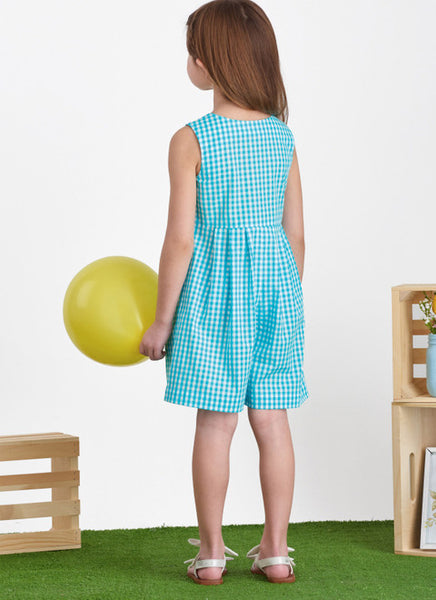 Pattern, SIMPLICITY 9617 Children's and Girls' Jumpsuit, Romper and Dress