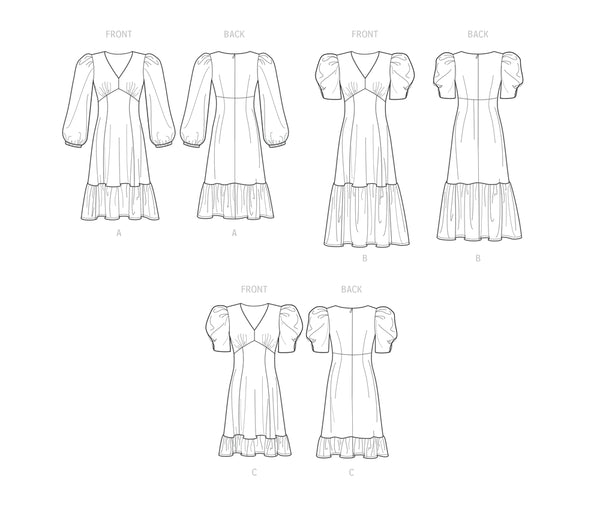 Pattern, SIMPLICITY 9642 Misses' Dress