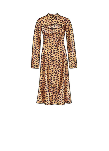 Pattern, SIMPLICITY 9644 Misses' and Women's Knit Dress in Three Lengths