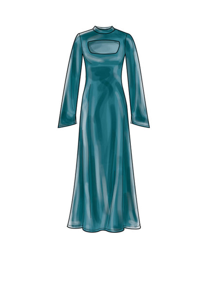 Pattern, SIMPLICITY 9644 Misses' and Women's Knit Dress in Three Lengths