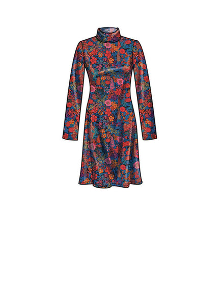 Pattern, SIMPLICITY 9644 Misses' and Women's Knit Dress in Three Lengths