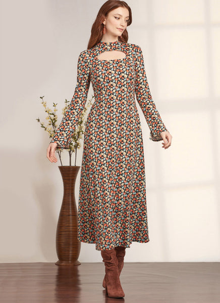 Pattern, SIMPLICITY 9644 Misses' and Women's Knit Dress in Three Lengths