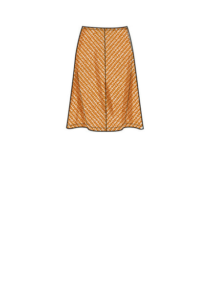 Pattern, SIMPLICITY 9648 Misses' Skirts