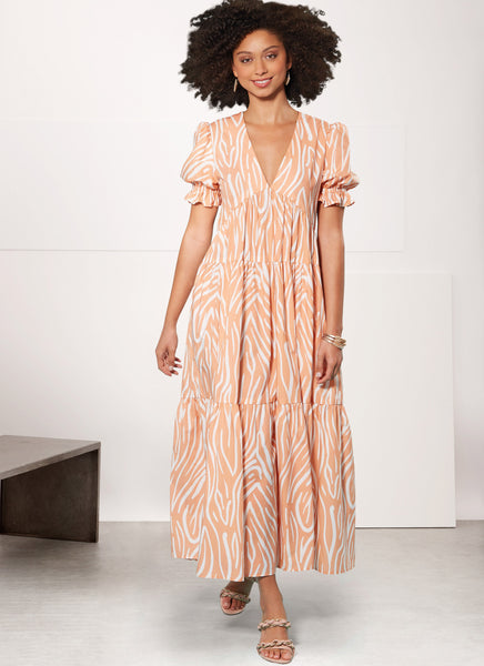 Pattern, SIMPLICITY 9702 Misses Empire Dress