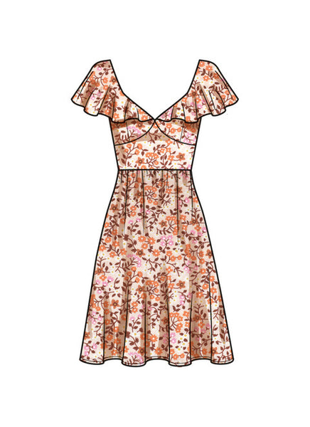 Pattern, SIMPLICITY 9704 Women's Dresses