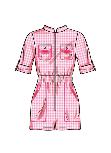 Pattern, SIMPLICITY 9722 Children's and Girls' Jumpsuit, Romper and Dress
