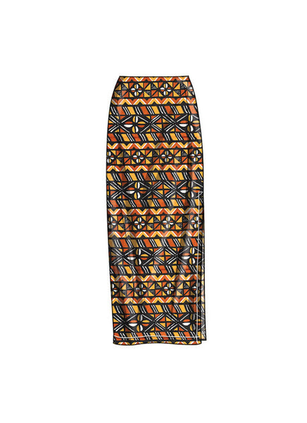 Pattern, SIMPLICITY 9752 Women's Knit Skirts and Pants in Two Lengths