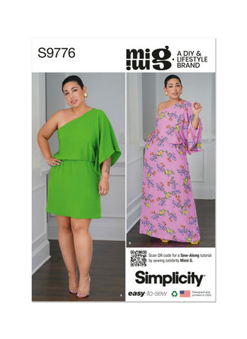 Pattern, SIMPLICITY 9776 Misses' Caftan In Two Lengths by Mimi G Style