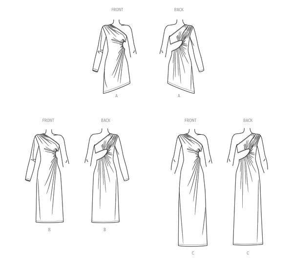 Pattern, SIMPLICITY 9885 Misses Dress with Length Variations