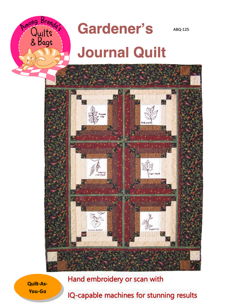Pattern, ABQ, Gardener's Journal Lap Quilt