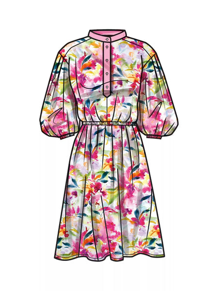 Pattern, SIMPLICITY 9888 Misses' Dresses