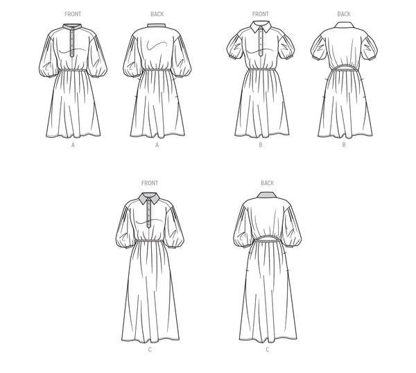 Pattern, SIMPLICITY 9888 Misses' Dresses