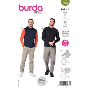 Pattern, Burda, 6064, Sweatshirt with Hood