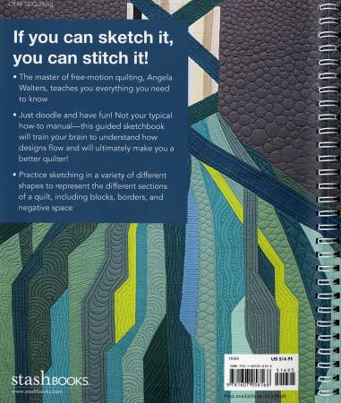 Book, Free Motion Quilting Workbook, Angela Walters