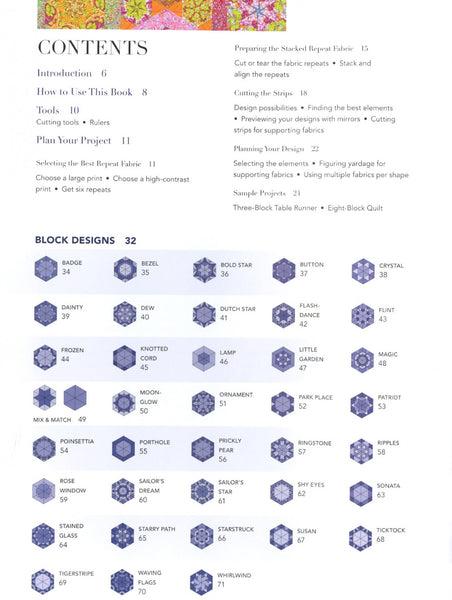 Book, Stack & Cut Hexagon Quilts 11221