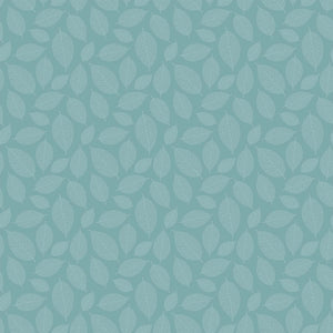 Fabric, Silhouette, Nordic Sky Small Leaves 23989-62