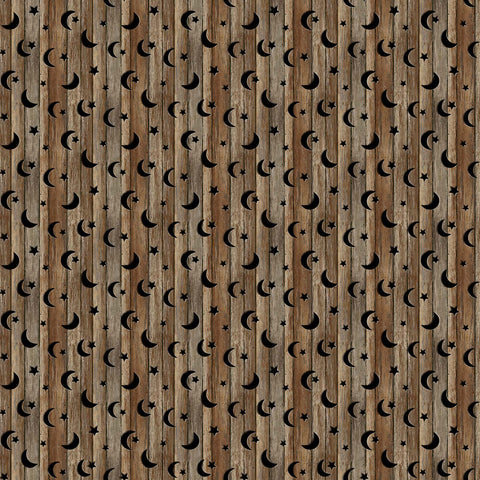 Fabric, Nature's Calling, Wood with Stars 24038 36