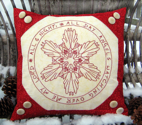 Pattern, ABQ, Snow Angels Pillow, ABQ-152