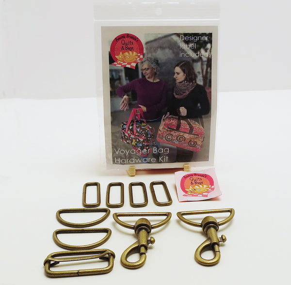 Bag Hardware, Voyager Bag kit with designer label