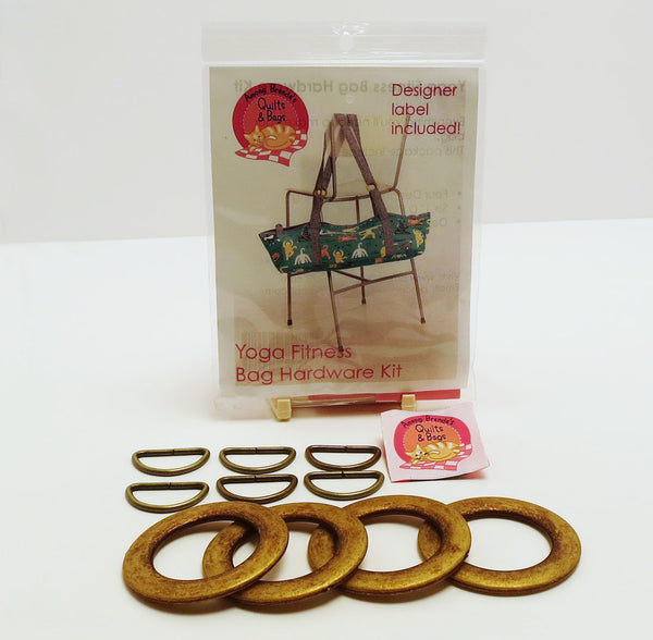 Bag Hardware, Yoga Fitness Bag kit with designer label