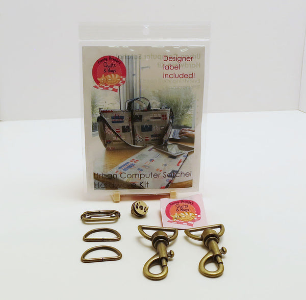 Bag Hardware Kit, Urban Computer Satchel with designer label