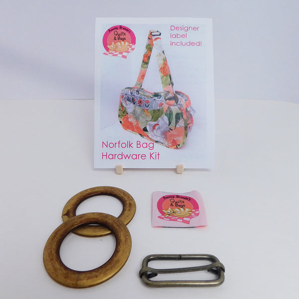 Bag Hardware Kit, Norfolk Bag with designer label
