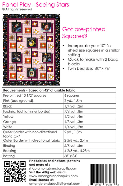 Pattern, ABQ, Panel Play - Seeing Stars, ABQ-202