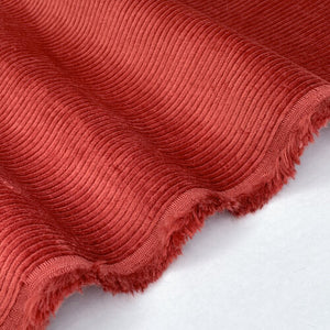 Fabric, Corduroy, 8 wale stretch,  Brick