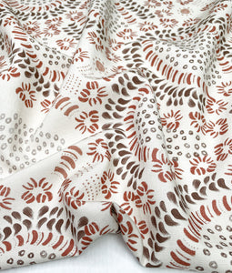 Fabric, Freya 2704 Bone, Digital, Cotton, Linen, Ecovero