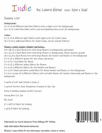 Pattern, Indie...The Llama Collage Pattern by Laura Heine